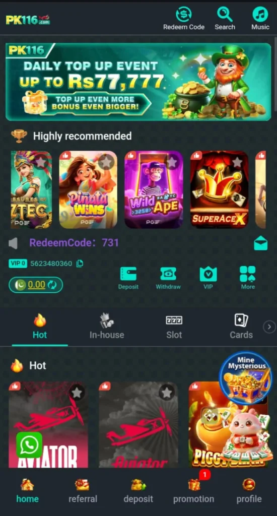 PK116 Game